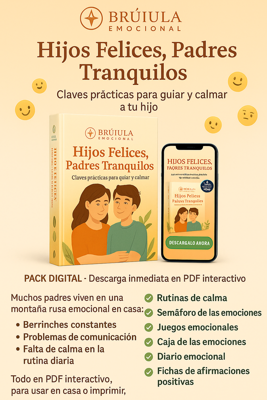 EBOOK: HIJOS FELICES, PADRES TRANQUILOS - BRUJULA EMOCIONAL BY ELENA MARQUEZ